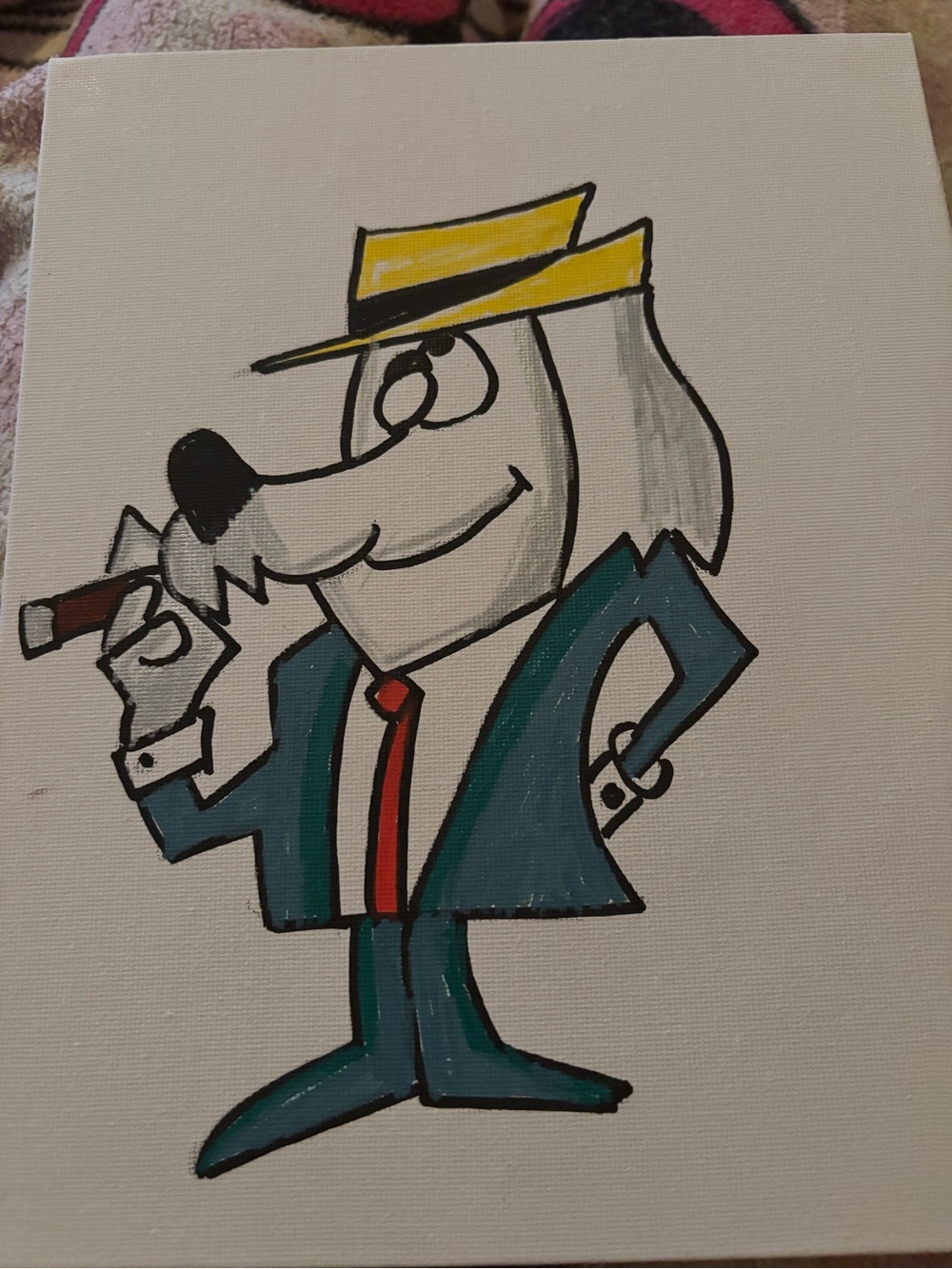 New canvas board cartoon character
